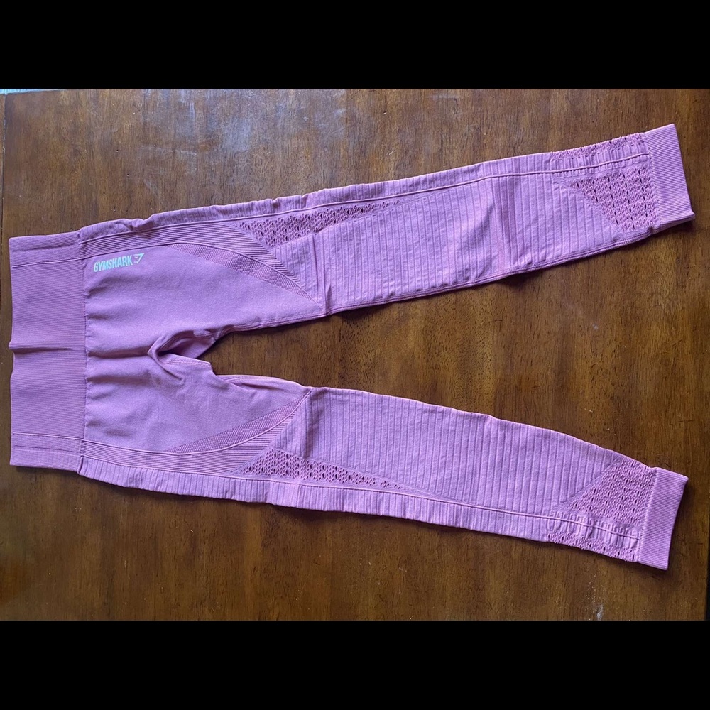 pink gymshark leggings
